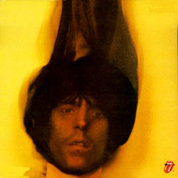 Devil’s advocate: Keith Richards on the back cover of Goat’s Head Soup.